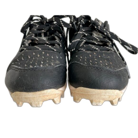 Youth Boys Under Armour Leadoff Black Low Rim Baseball/Soccer Cleats Size 12K - Picture 3 of 15
